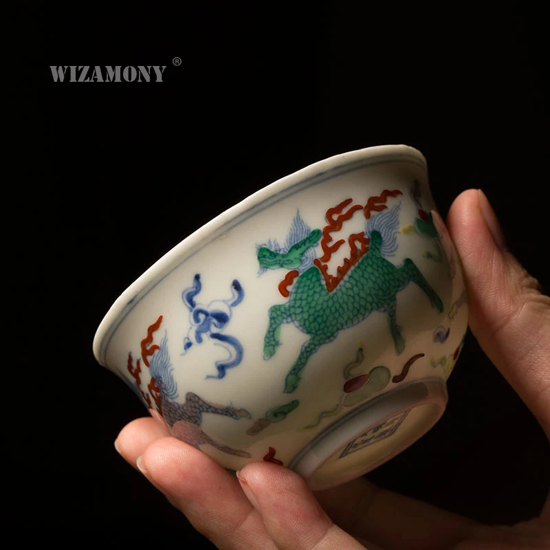 Посуда для напитков wisamony jingdezhen 55 мл китайская фарфоровая чашка Gaiwan чая чаша
