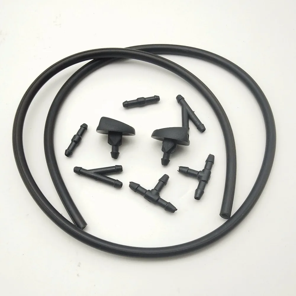 Стайлинг автомобиля 2 насадки для лобового стекла струи воды передняя крышка