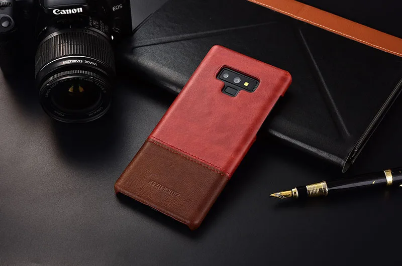Чехол для samsung Galaxy Note 9 KEZiHOME, роскошный, хит цвета, натуральная кожа, твердая задняя крышка, Капа для samsung note9, чехол для телефона s