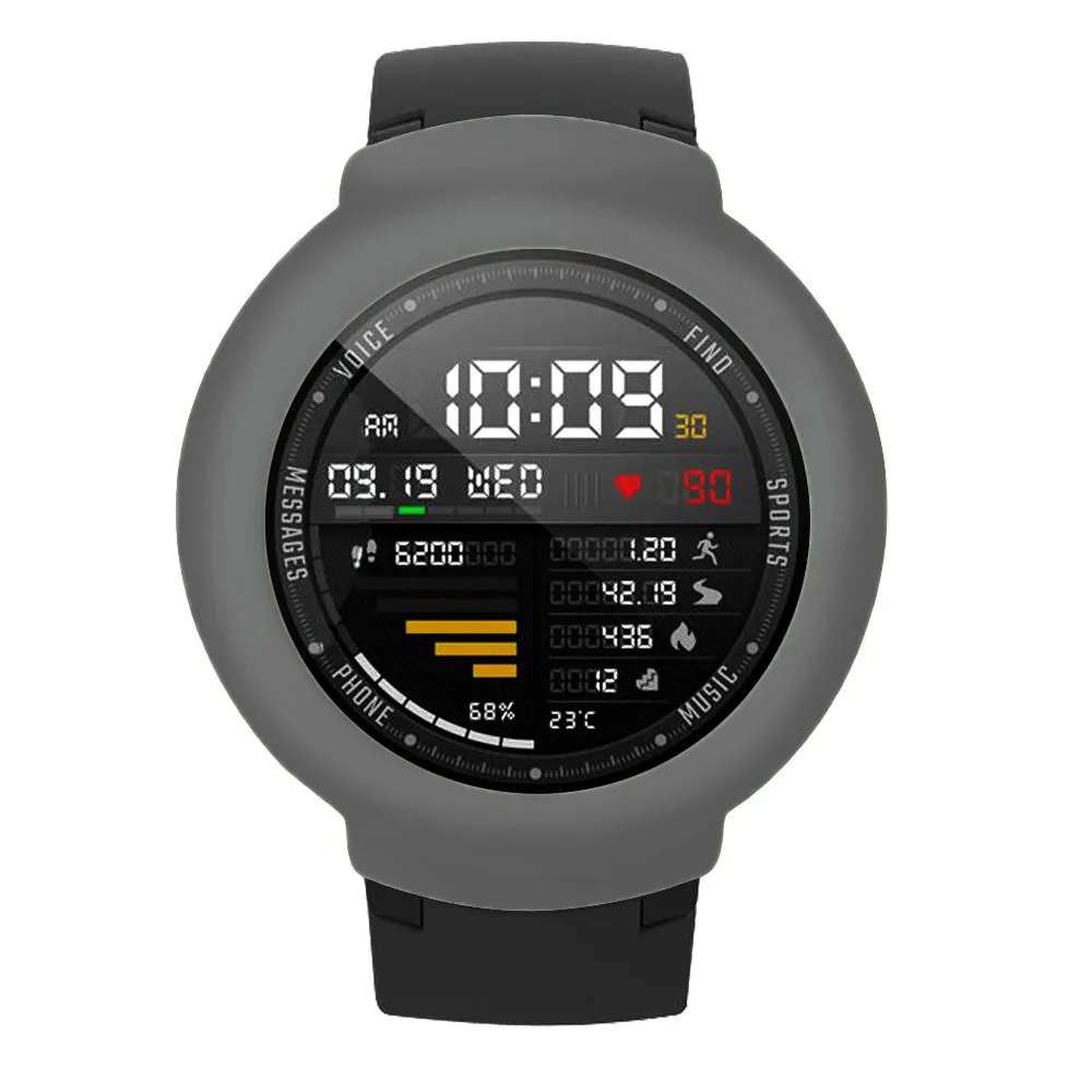 Z523 чехол 2019 Мягкий ТПУ защитный силиконовый для Huami Amazfit Verge Смарт часы|Защита