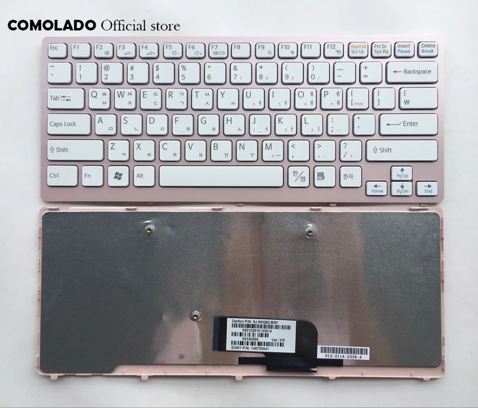 KR Корейская клавиатура для Sony Vaio VPC CW VPCCW CW16EC CW18FC розовая рамка Клавиатура