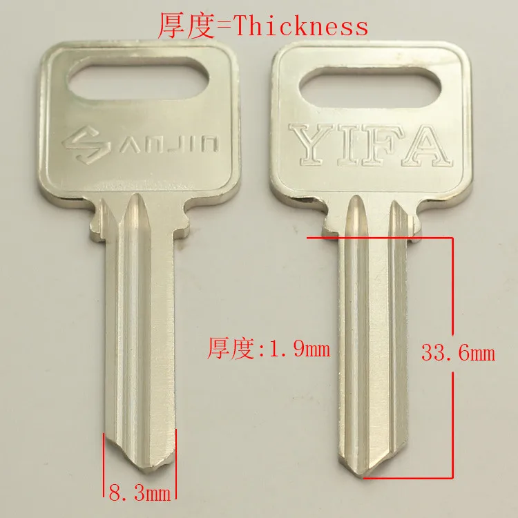 

A233 Wholesale Locksmith Keymother Brass House Home Door Blank Empty Key Blanks Keys 15 pieces/lot