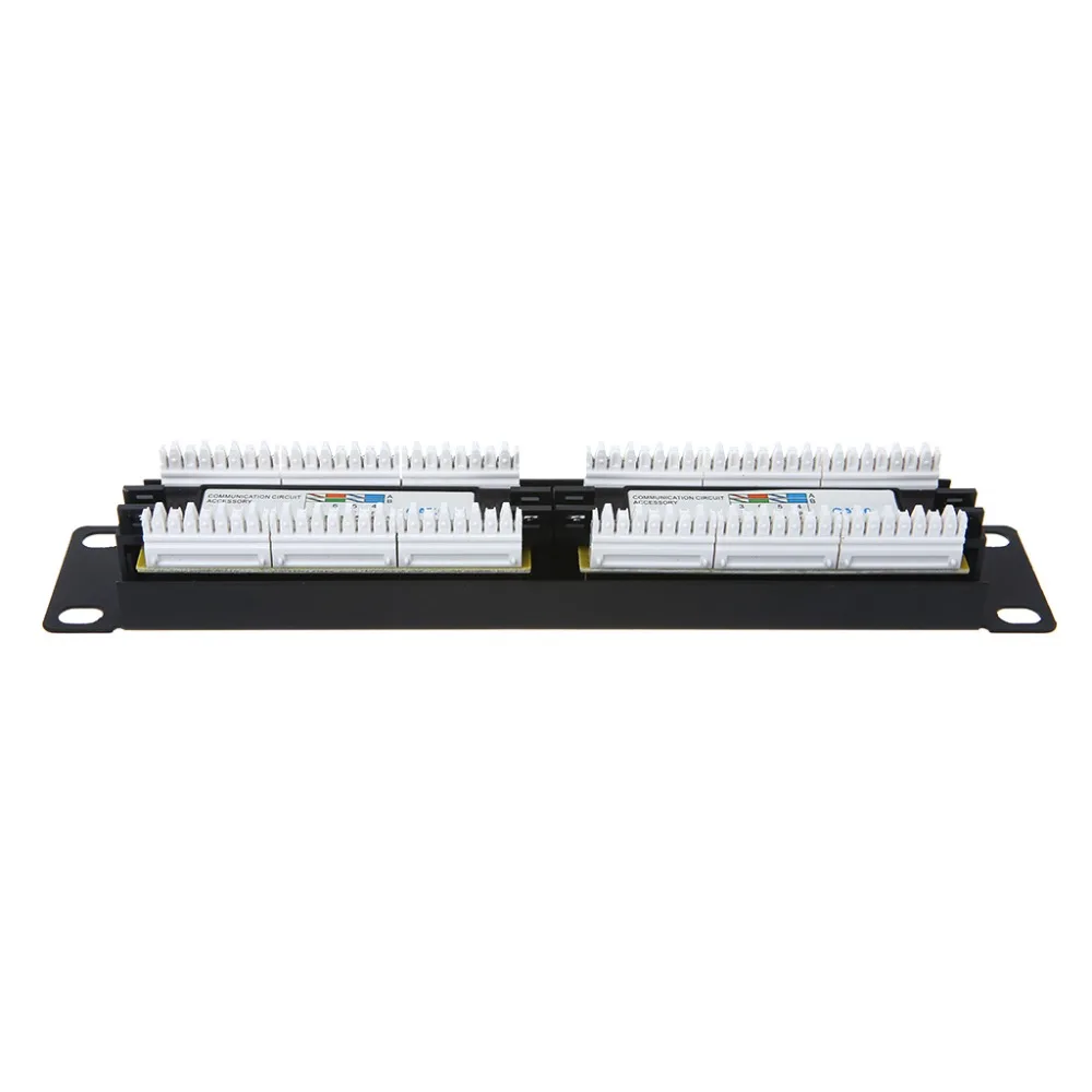 Cat6 12 порт RJ45 патч-панель UTP LAN сетевой адаптер Кабельный разъем
