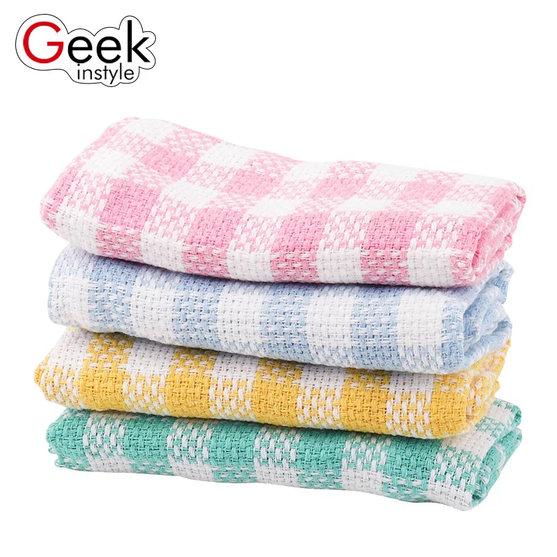 Geekinstyle 4 шт./лот 35*35 см высокоэффективное анти жирое цветное блюдо ткань хлопок