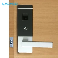 lachco biometric smart door lock fingerprint 4 cards 2 keys electronic intelligent lock keyless smart entry l16091bs