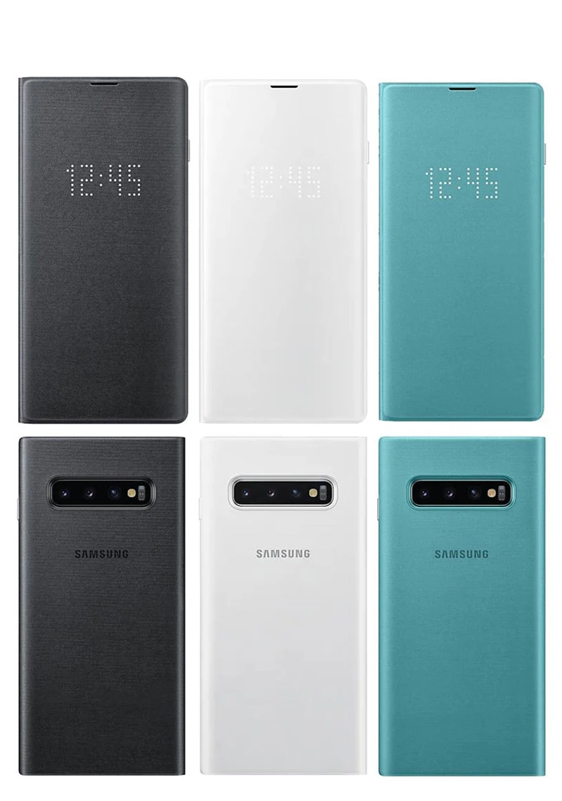 Samsung светодиодный Обложка Smart Cover чехол для телефона для samsung Galaxy S10 SM-G9730 S10X SM-G9700 S10 E S10E S10Plus G9750