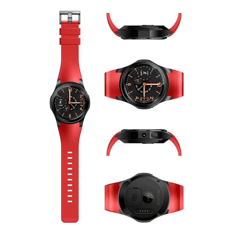 2017 Новый смарт часы Android 5.1 3 г GPS Bluetooth4.0 Wi Fi MTK6580 сердечного ритма 512 М + 8 2.0MP фитнес