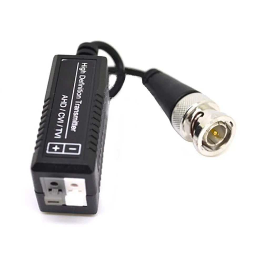 HD CCTV через витой пара адаптеров 720P CVI/TVI/AHD Пассивное Видео балун мужской BNC к UTP