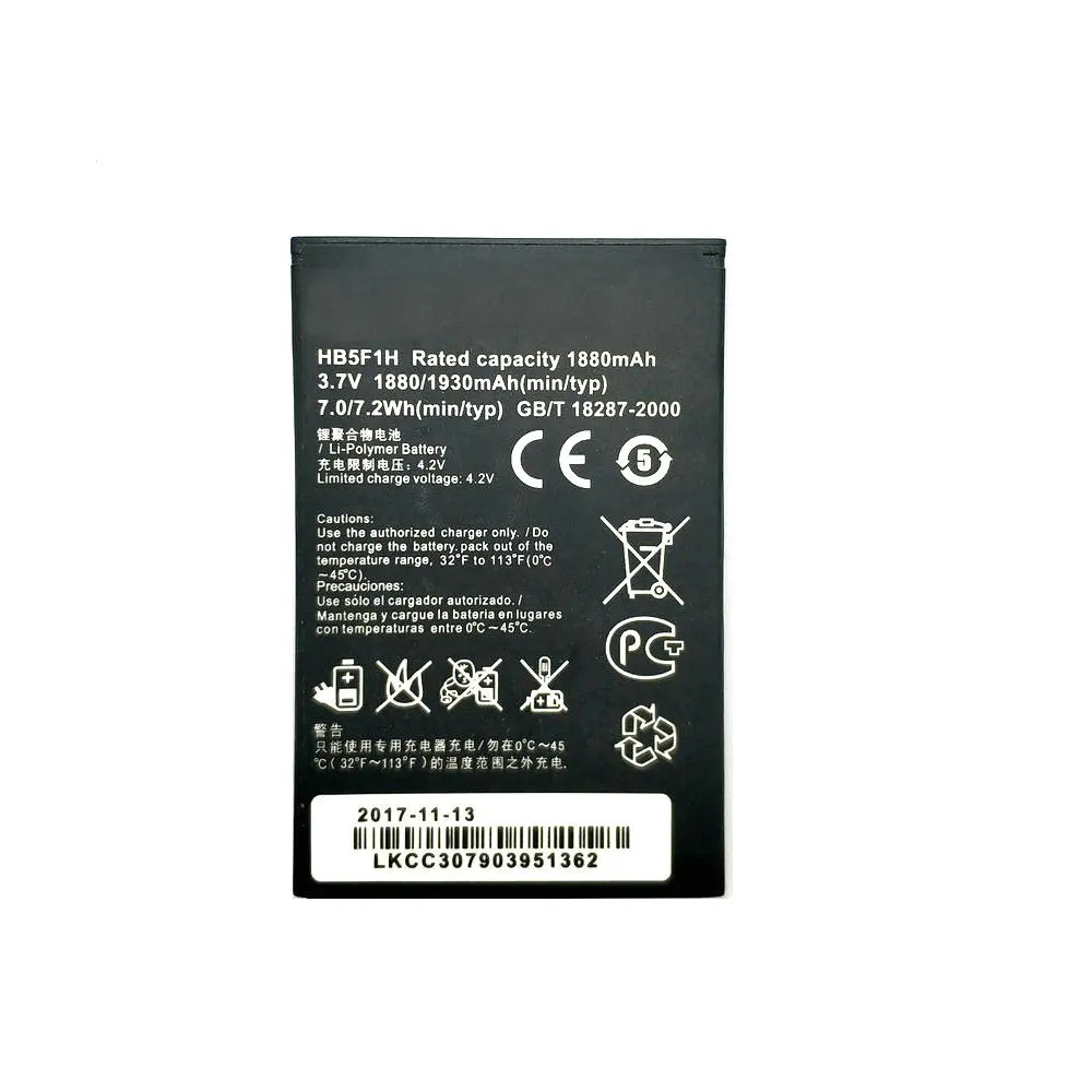 Новый аккумулятор для Huawei Honor U8860 литий ионный 1880 мАч сменный HB5F1H смартфона Glory