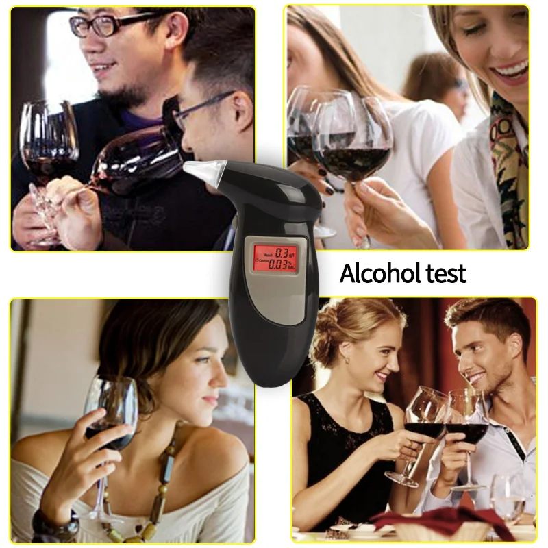 GLCC алкотестер цифровой детектор дыхания гаджеты с красной подсветкой ЖК