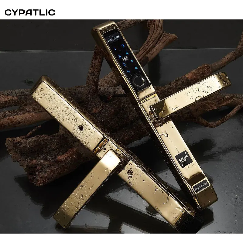 CYPATLIC JCF3372 биометрический электронный дверной замок отпечатков пальцев умный