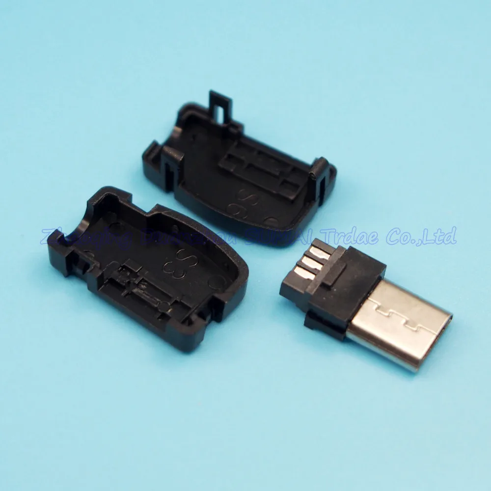 Бесплатная доставка 30 комплектов сделай сам 3 в 1 разъем Micro 5p USB штекер Mini с