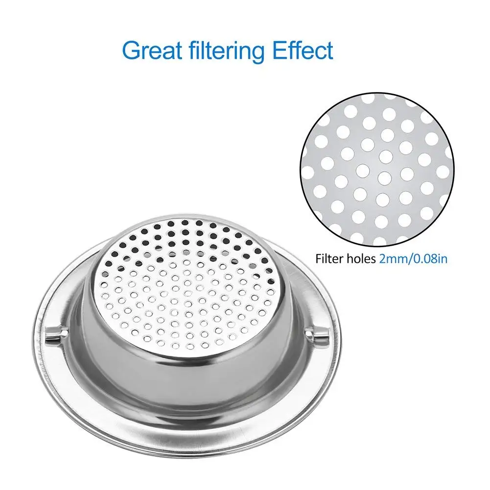 SHGO 2PCS обновления из нержавеющей стали сетка для кухонной раковины (ручные)
