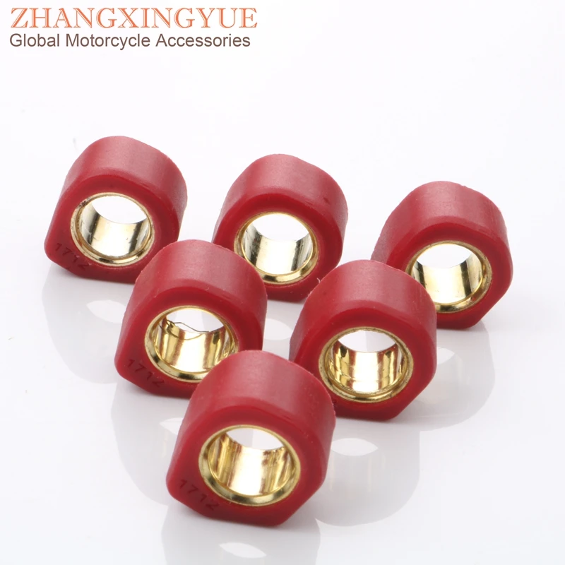 

Высокопроизводительные вариаторы, 6 шт., круглые весы 17x12 мм 8 г для Cagiva Corsa 50 Advance 50cc