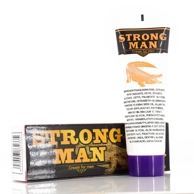 Крем для увеличения пениса Strong Man XXL мужской удлинитель интимный продукт роста