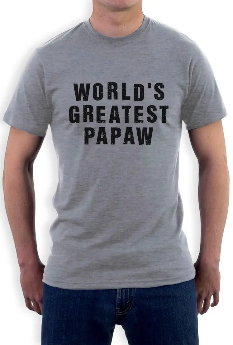 World's Greatest PAPAW День отца Подарок на день рождения для Папа Футболка Дед | Мужская