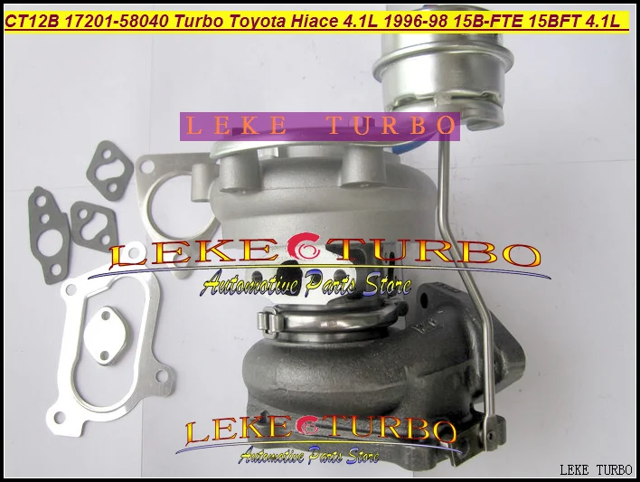 Турбокомпрессор CT12B 17201 58040 для TOYOTA HIACE Mega Cruiser 1720158040 15B FTE 15BFTE 15BFT 1996 л|turbocharger