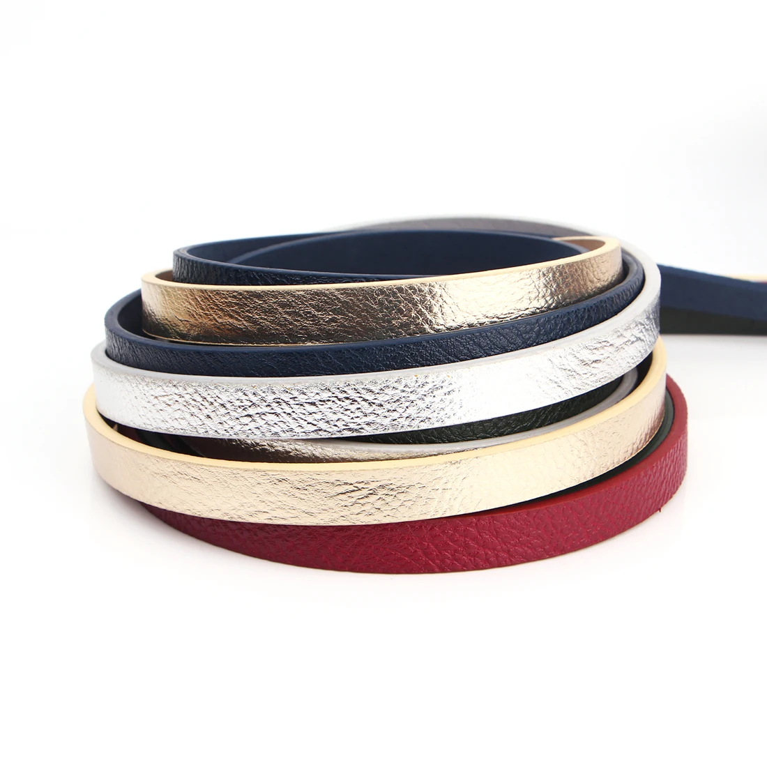 10 мм плоский кожаный шнур веревка/сплошной цвет 1/аксессуары части/Ювелирные