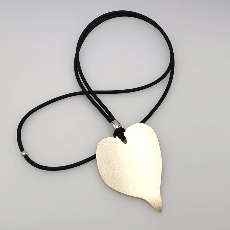 Heart2 chain Новое поступление 6 стилей ожерелье для женщин модное Сердце Звезда Шея подвеска чокер цепь повседневное простое ювелирное изделие подарок на день Святого Валентина - Окраска металла: Heart2 chain