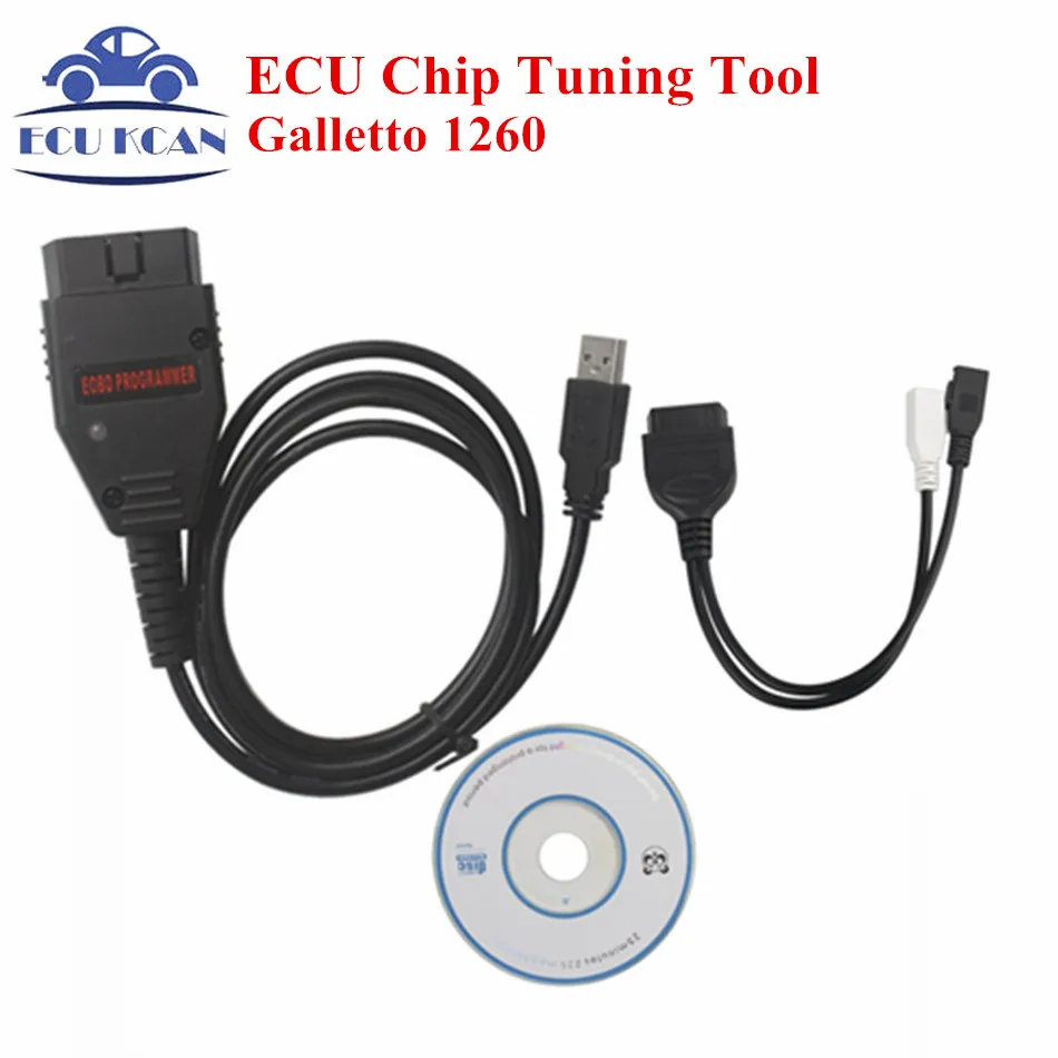 Профессиональный инструмент для настройки чипа ECU Galletto 1260 EOBD2 eobdii