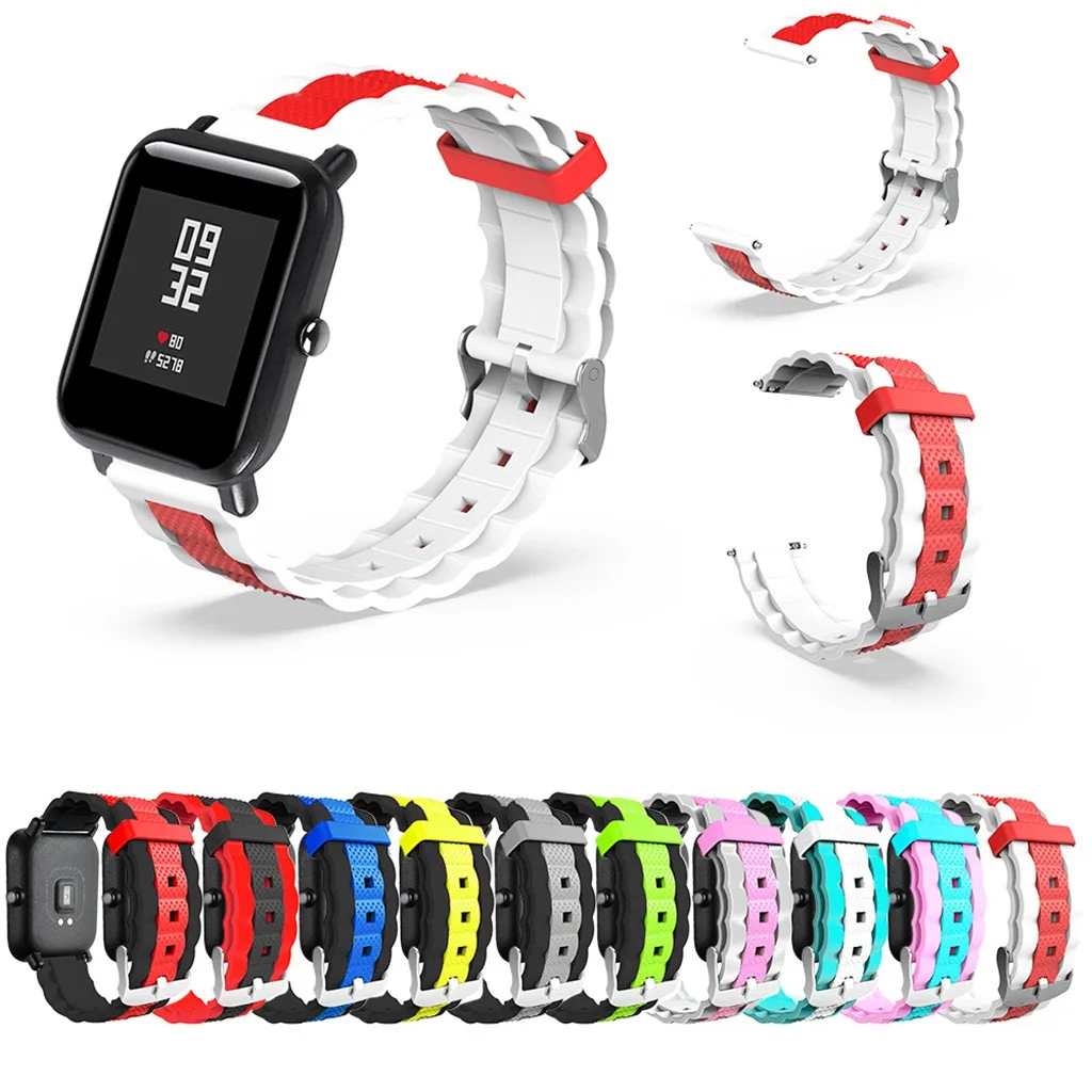 Мужские и женские спортивные Ремешки для наручных часов Xiaomi Huami Amazfit Bip Youth сменные