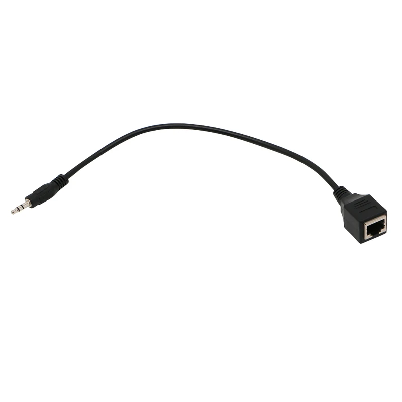 2019 New 3.5mm 1/8&quot Male Jack TRS Audio Cable To RJ45 Socket Ethernet Adapter Wire Electrical Equipment | Обустройство дома