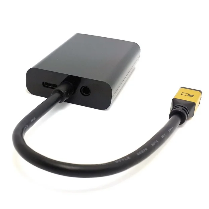 Активный микро HDMI источник к VGA выходу проектор монитор видео адаптер конвейер с