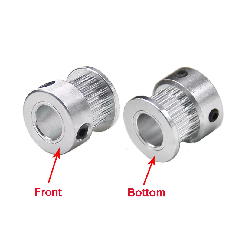 2GT 20 Tooth Aluminum Alloy Timing Pulley K Type Synchronous Wheels Gear Part For Width 7/11mm Inner Hole 4-8 with Screw | Обустройство