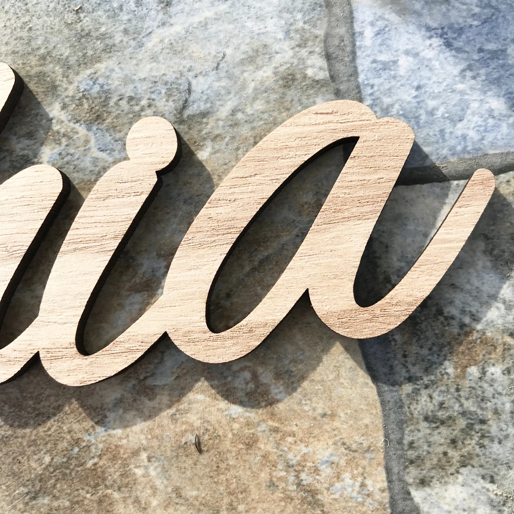 

Pesonalized Names wood Signs Custom Name Sign Table Decor Wedding Table Wooden Letters Wood Baby Name Nursery 