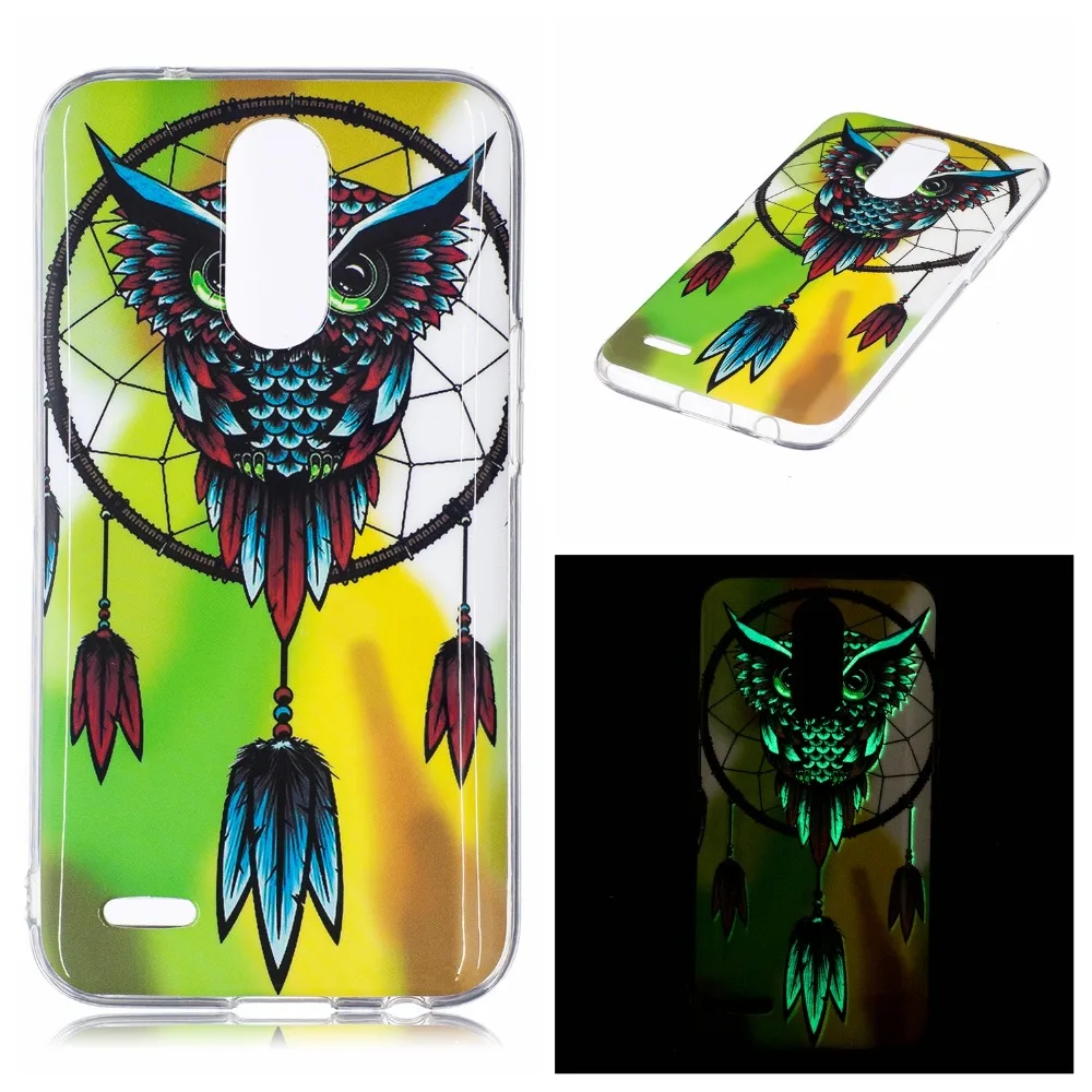 Ночник светящийся чехол для coque LG K8 2017 M200N X300 силиконовый 5 дюймов |