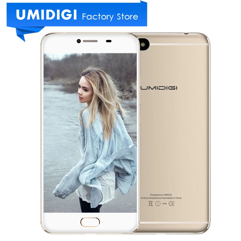 Смартфо Umidigi C Note: 4G LTE. Процессор MTK MT6737T. Мобильный телефон с экраном 5.5&quot