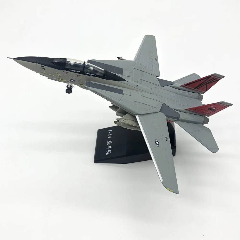 1: 100 Масштаб Самолет jet модель F14 F 14 Tomcat сплав металл коллекция хобби Бесплатная