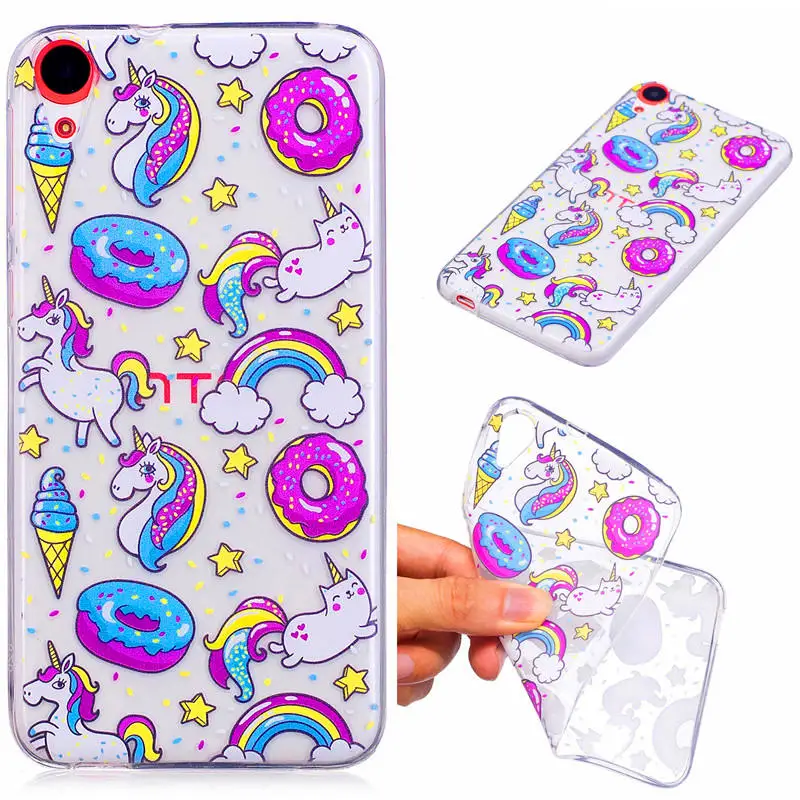 For HTC Desire 820 D820 D820U D820T Case Transparent Anime Silicone TPU Skin Soft Back Cover for 820G |