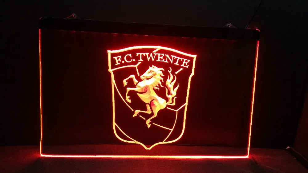 FBHL 09 FC Twente Enschede Eredivisie 2 размера новый футбольный светодиодный неоновый знак|sign|sign