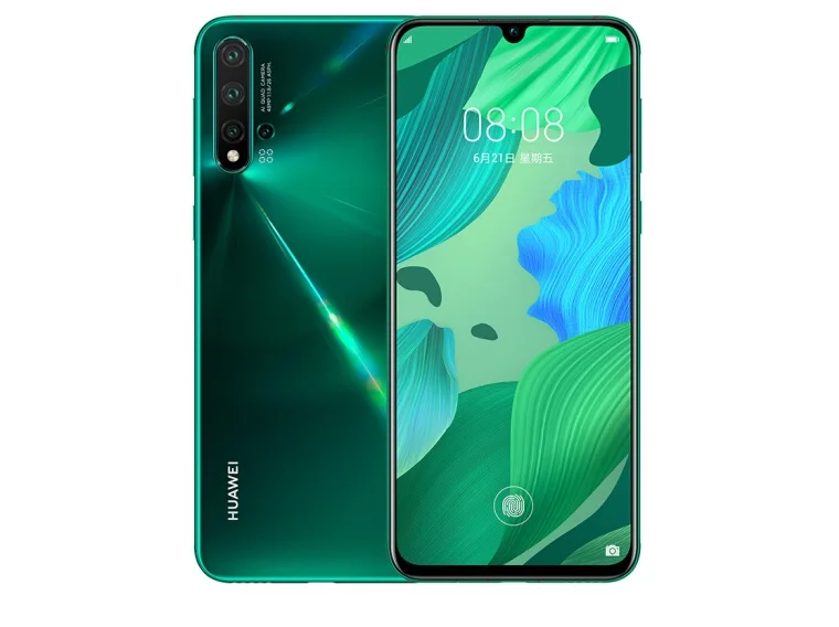 Оригинальный Huawei Nova 5 pro NFC Смартфон 2340x1080 пикселей мульти сенсорный изогнутый