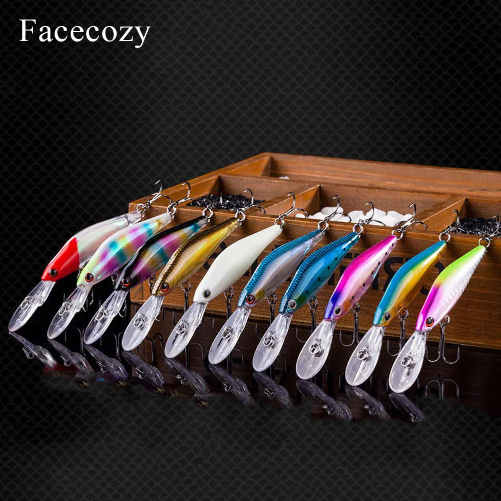 Facecozy 1 шт. светящаяся плавающая рыболовная приманка для рыбалки встроенный