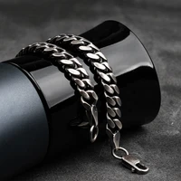 925 silver bracelet for men vintage fashion jewelry thai silver high quality brief
