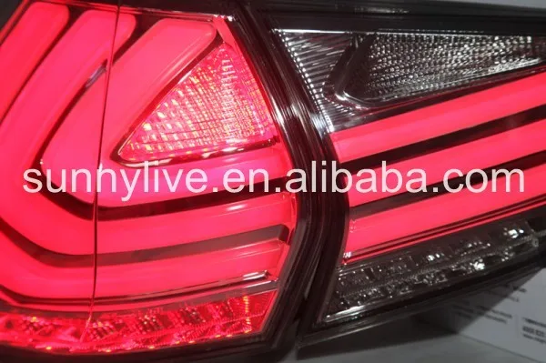 Светодиодный светильник с прозрачными линзами для Nissan X-trail, задний светильник s-, светодиодный светильник Rouge, задний фонарь