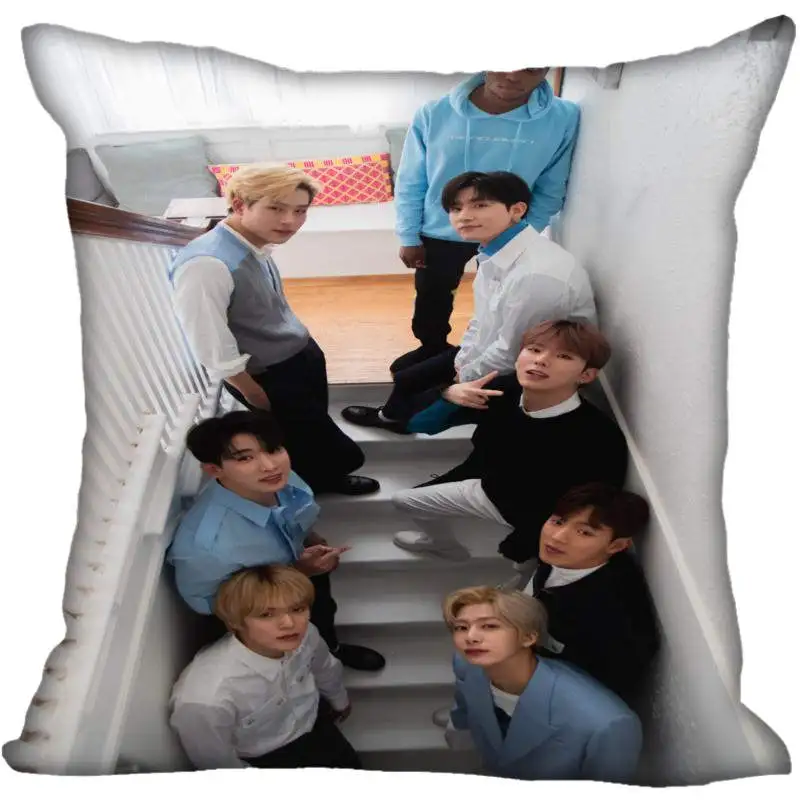 19 Наволочки из шелкового сатина с принтом Monsta X, Размеры 35x35 см, 40x40 см - Цвет: 19