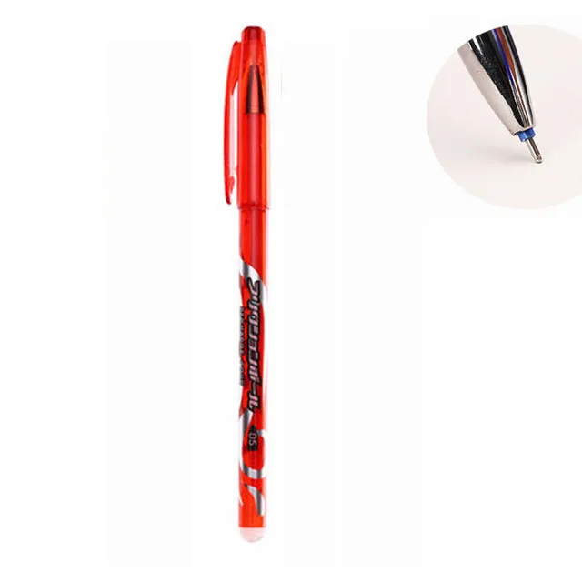 3 шт волшебная стираемая ручка, чернила, гелевые ручки для школы, канцелярские принадлежности, uitwisbare, ручка для офиса, школы, stylo effacable 04166 - Цвет: Needle Red
