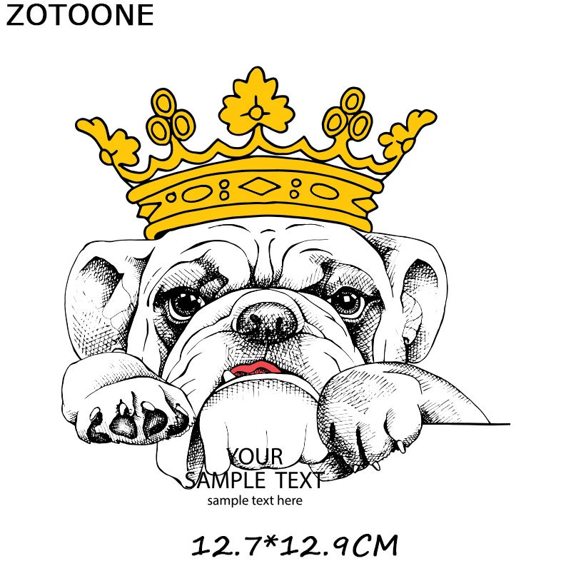 ZOTOONE нашивки в полоску с утюгом на одежде, самодельные нашивки для собак, нашивки с теплопередачей для одежды для футболок, наклейки для девочек I