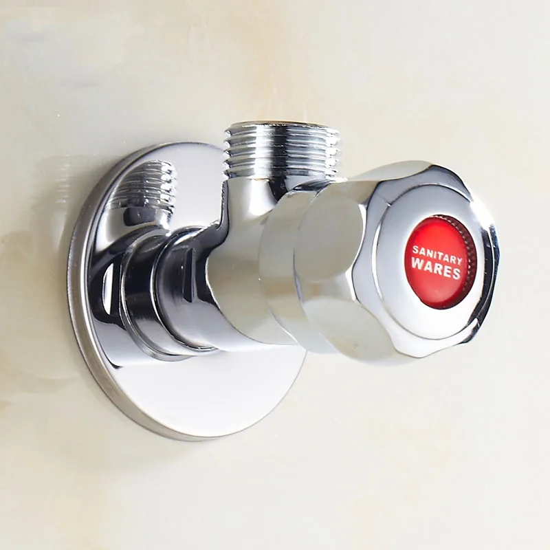 Медный клапан для холодной и горячей воды треугольный Универсальный заливки в