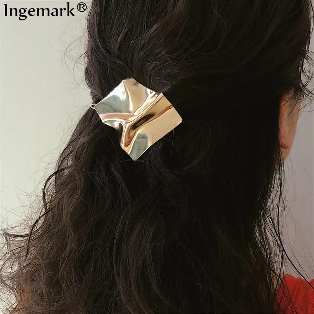Ingemark преувеличенные неровные витые заколки для волос винтажные железные металлические геометрические заколки для волос аксессуары для волос