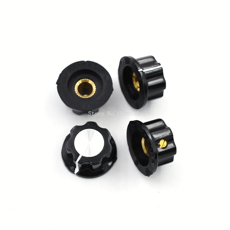 10 шт./лот шапка MF A02 Ручка потенциометра WH118/WX050 бакелитовая ручка/медный сердечник