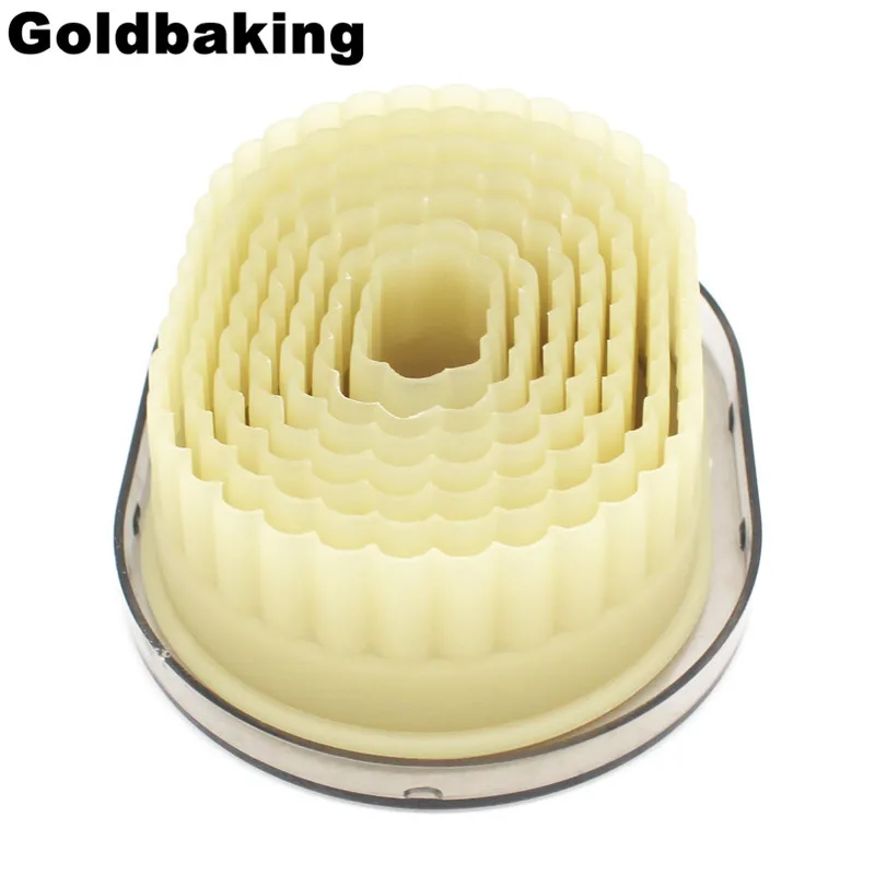 Овальный нейлоновый резак для печенья 7 шт. | Дом и сад