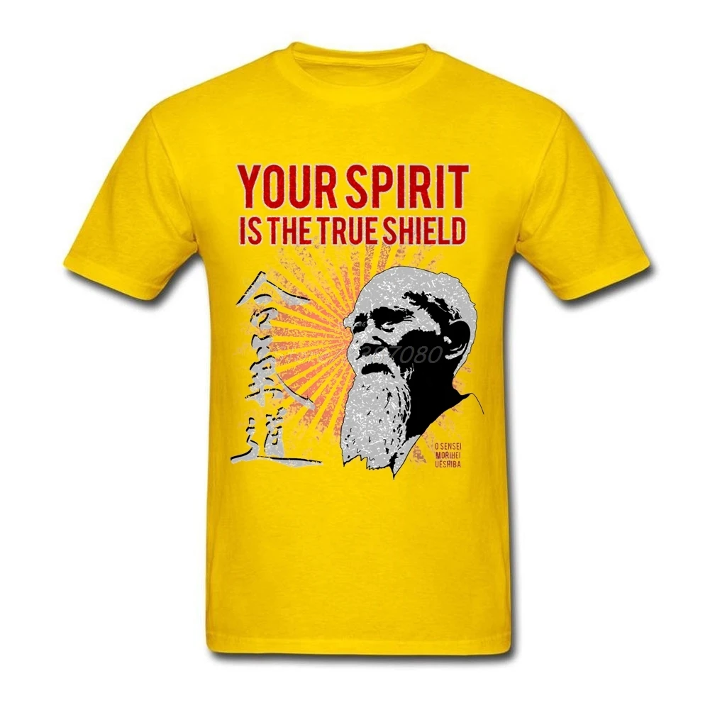 Футболка Aikido с надписью Your Spirit Is The True Shield 3XL футболки короткими рукавами на заказ