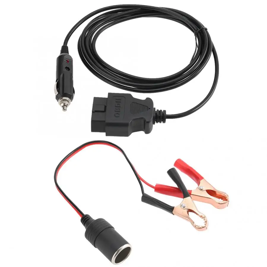 OBD II автомобиль ECU аварийный 12 в источник питания кабель память Saver с зажимом