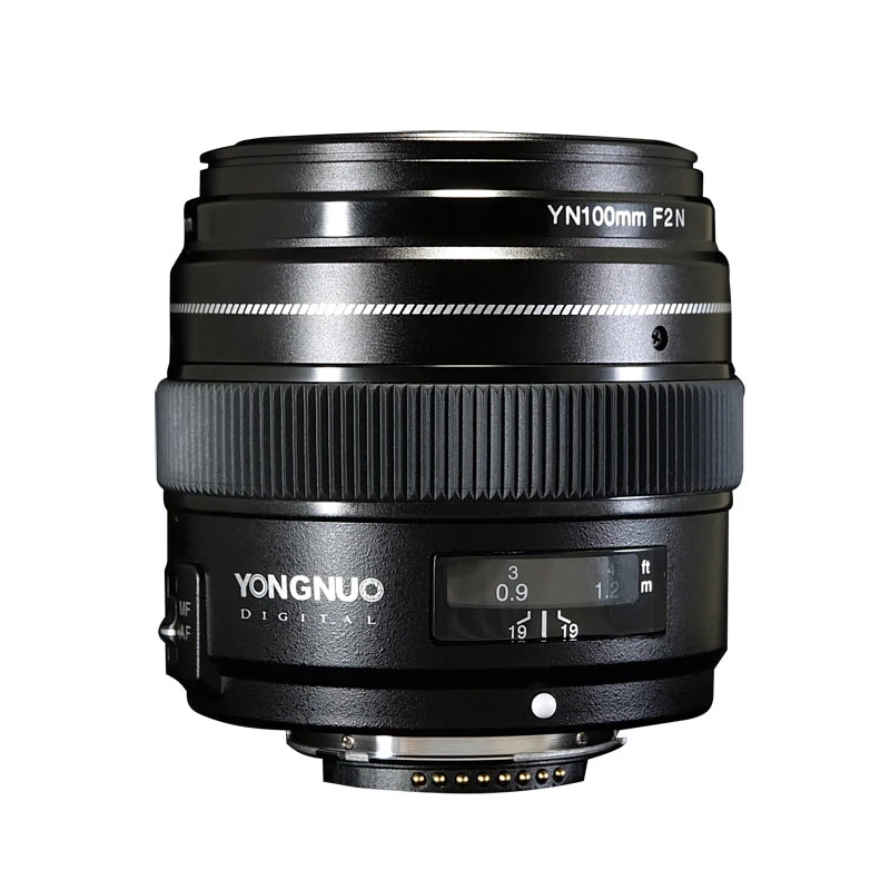 Фиксированный фокусный объектив YONGNUO YN100mm 100mm F2N для камеры Nikon Поддержка AF/MF