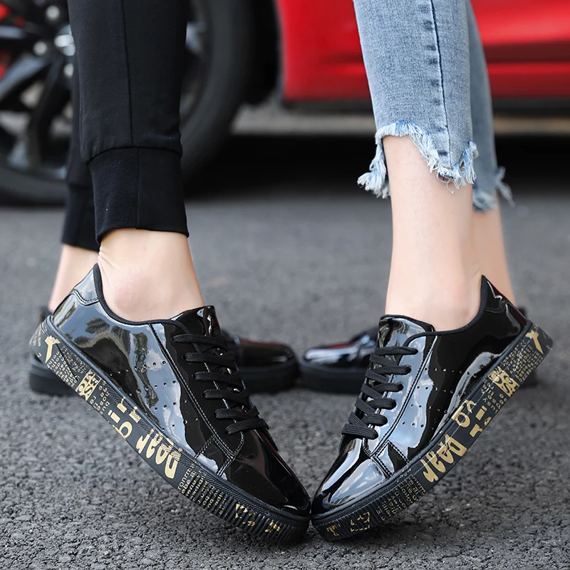 2018 мужские кроссовки спортивная обувь кожаная на плоской подошве классическая