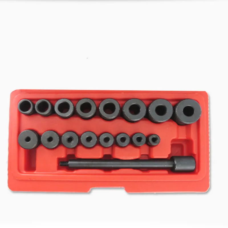 17pcs All series car clutch pair hole Corrector adjustment tool group small bearing removal sleeve | Инструменты